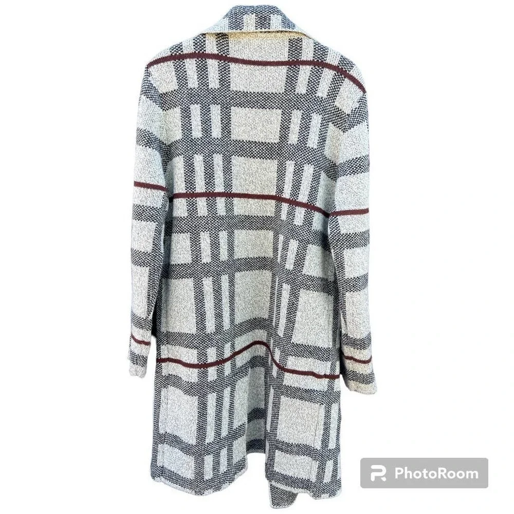 Monteau cardigan plaid